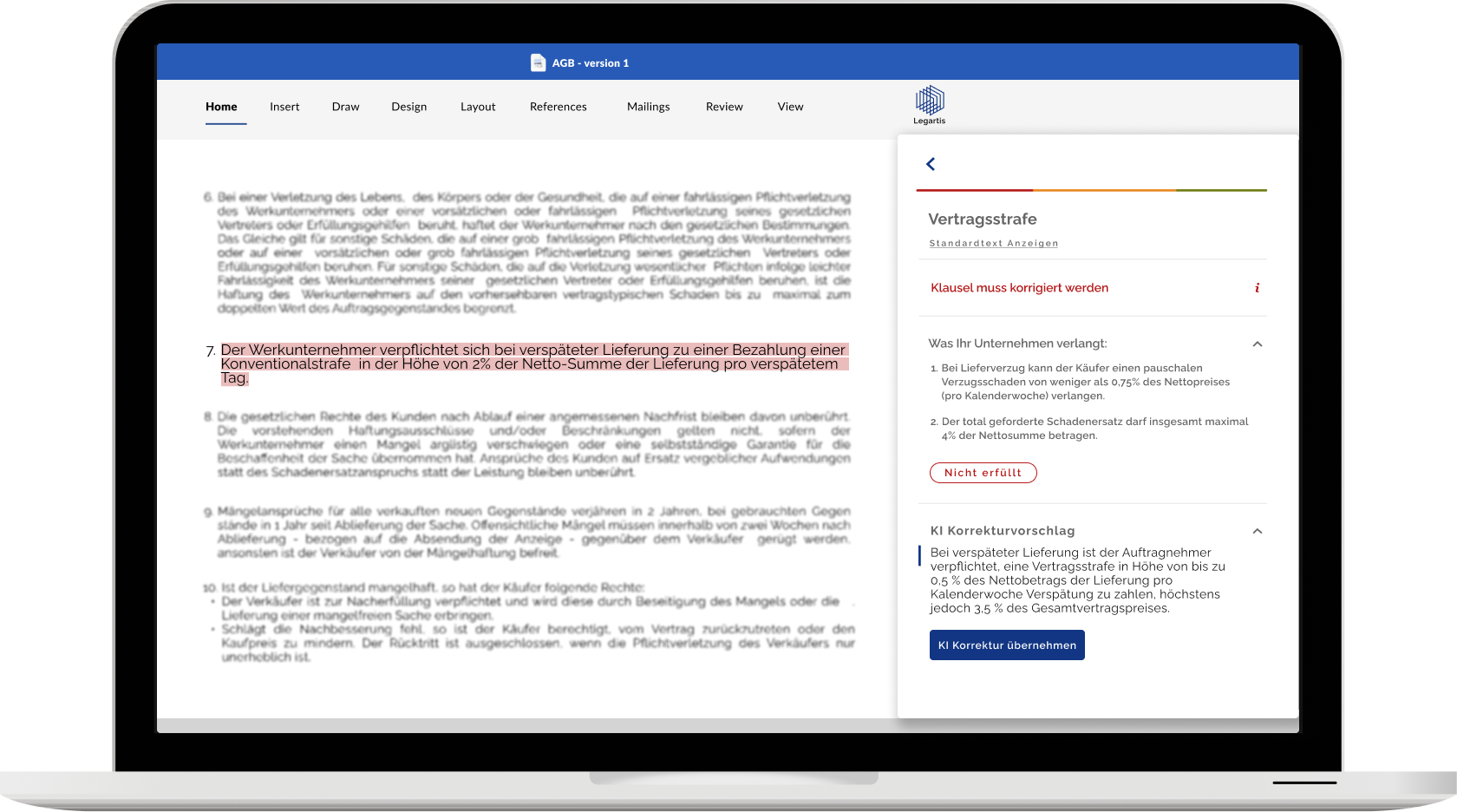 1-DE-Laptop-Sofortige Anzeige AI Korrektur