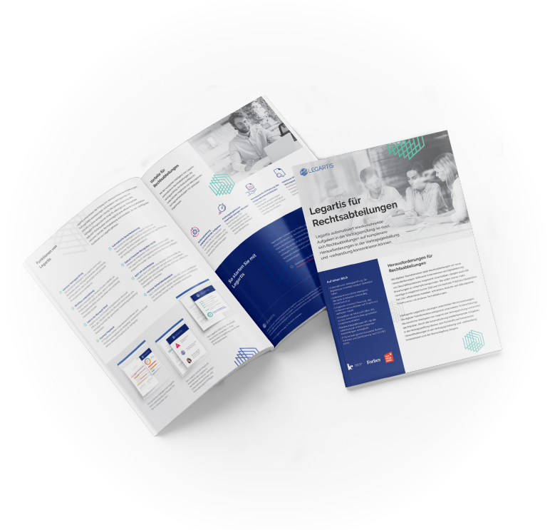 Legartis Solution Brief_mockup_Legal Teams DE